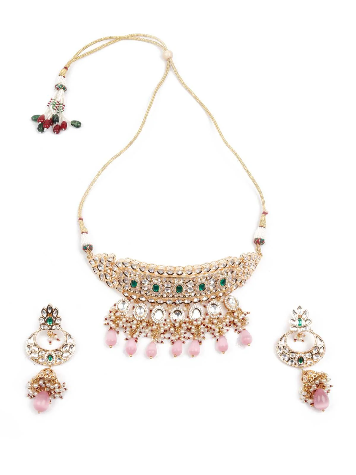 Odette Women Opulant Rani Choker Set - Image 3