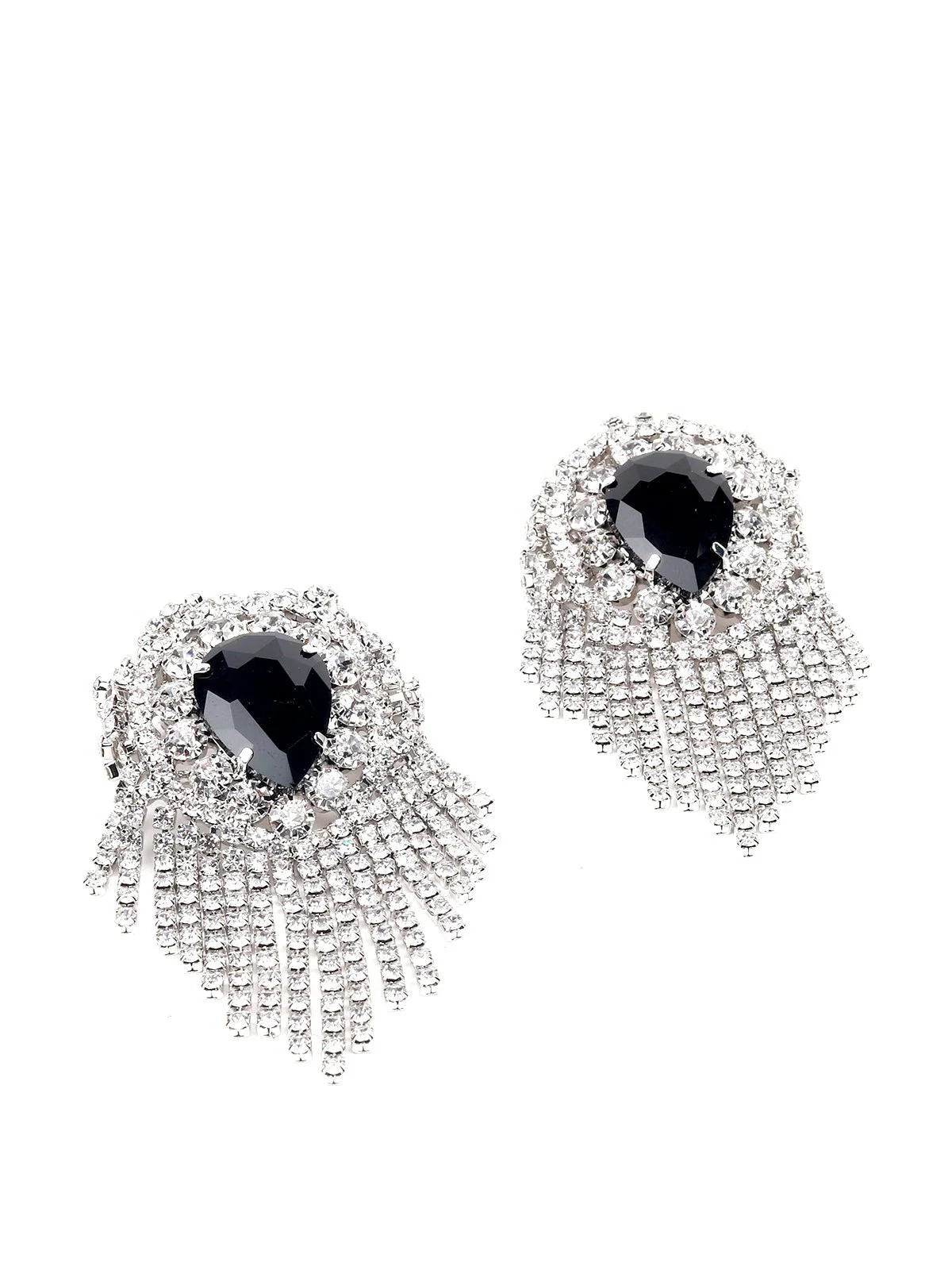Odette Women Black Metal Earring - Image 5
