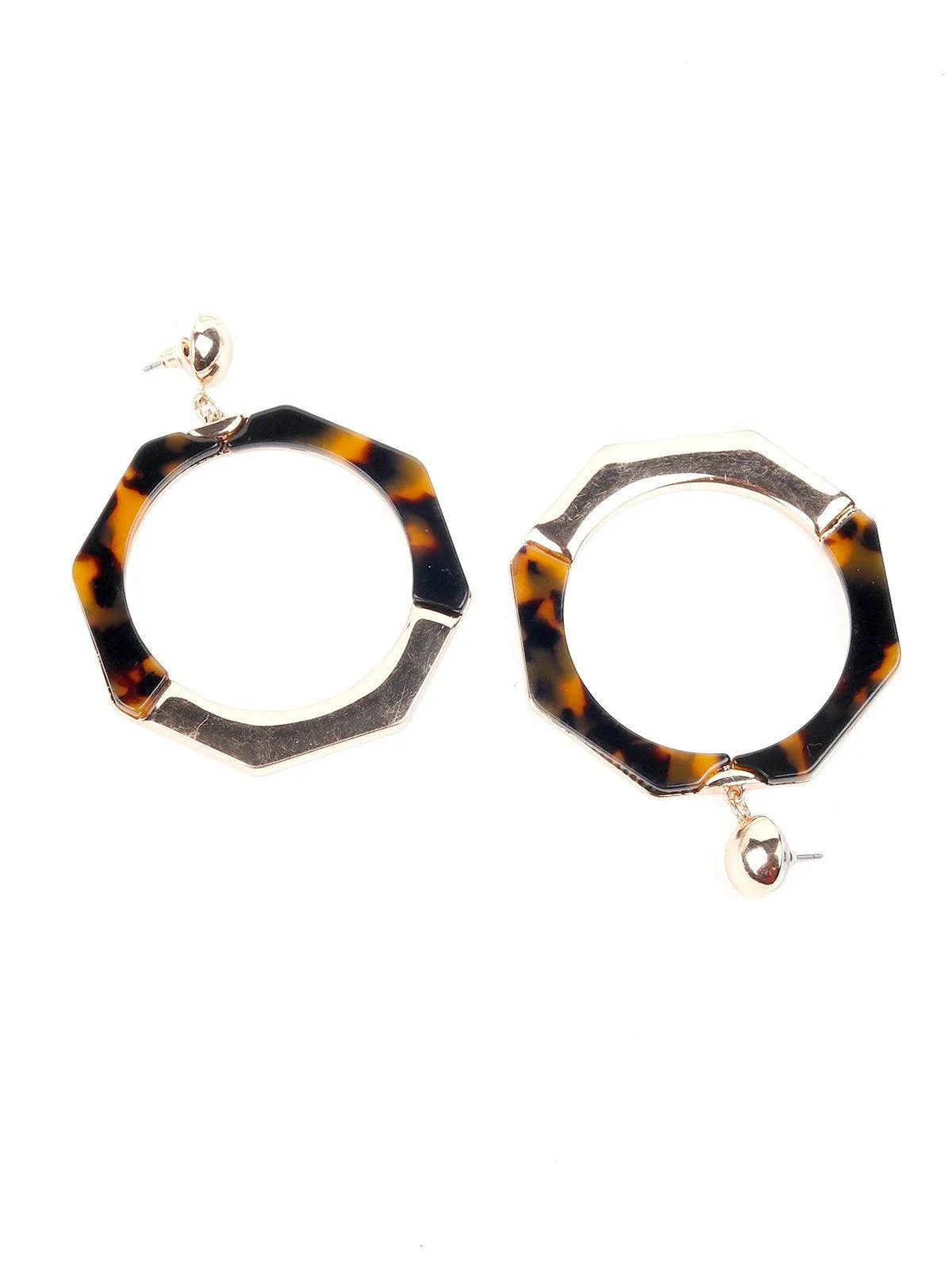 Odette Women Gold Metal Earrinigs - Image 6
