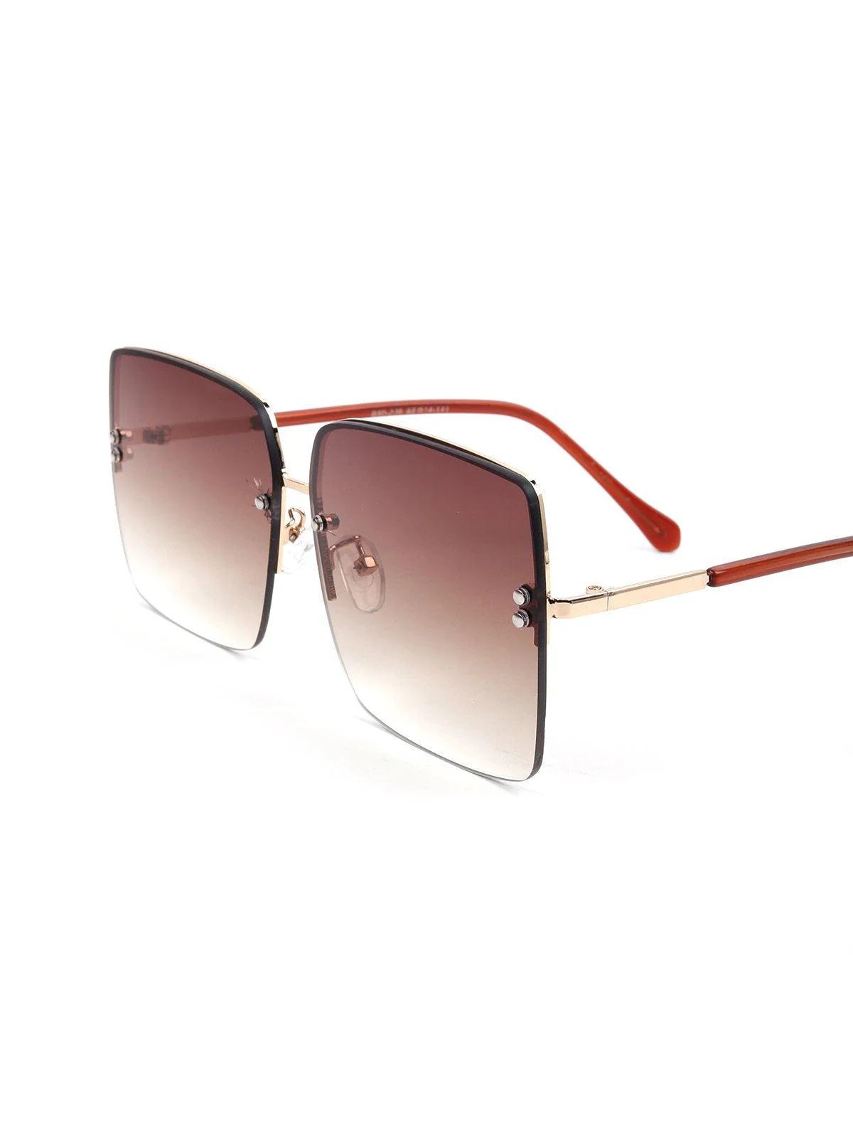 Odette Women Brown Metal Sunglasses - Image 4