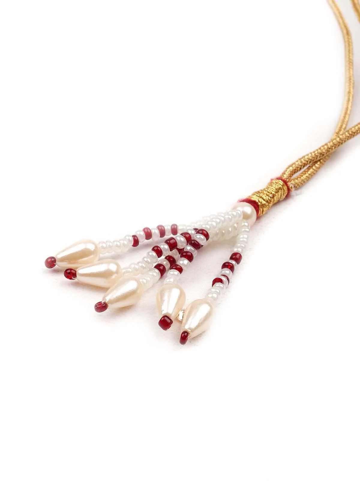 Odette Pastel Colour Stunning Fully Embellished Necklace For Women - Image 6