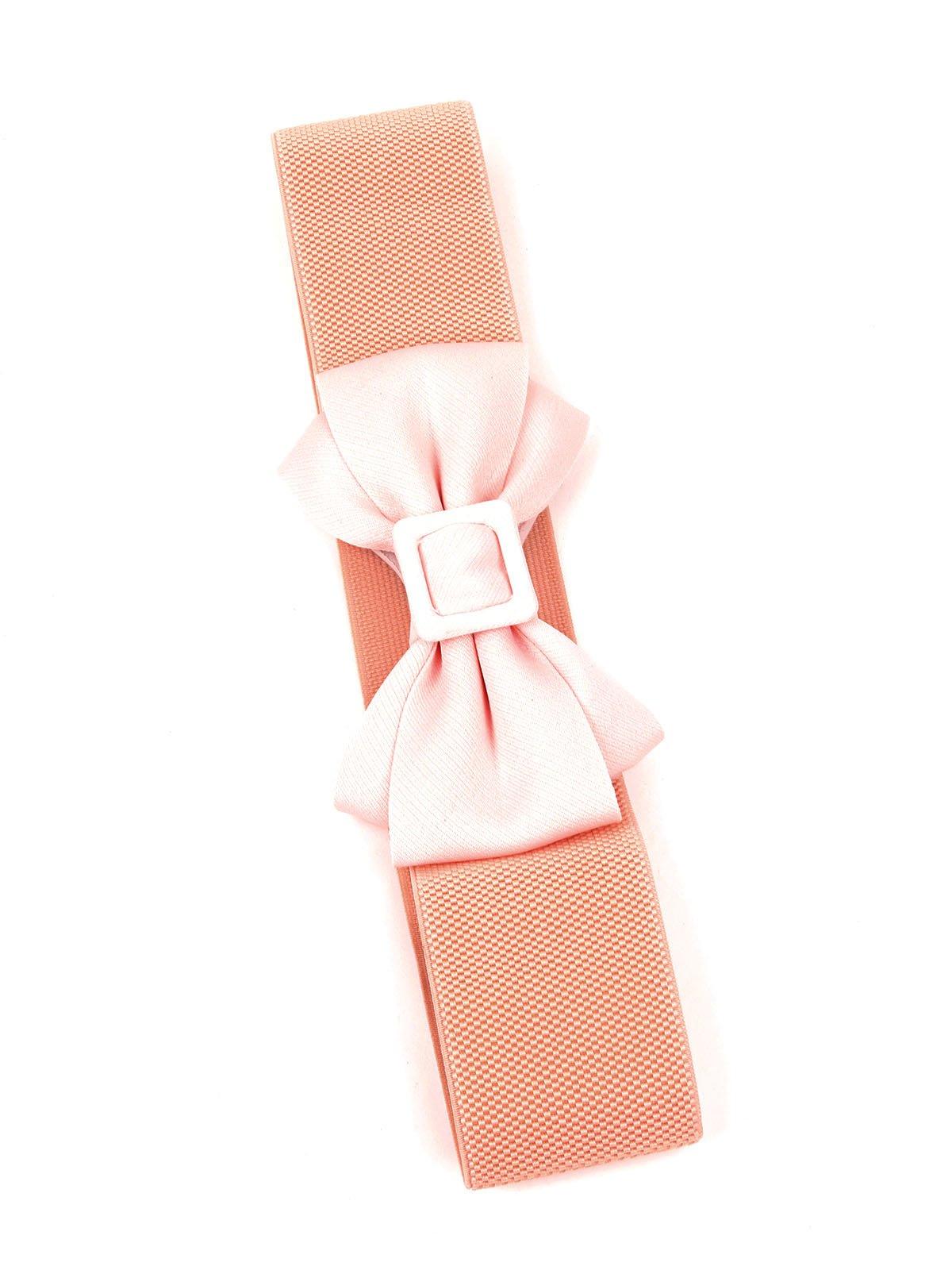 Odette Women Peach Synthetic Belt - Image 3