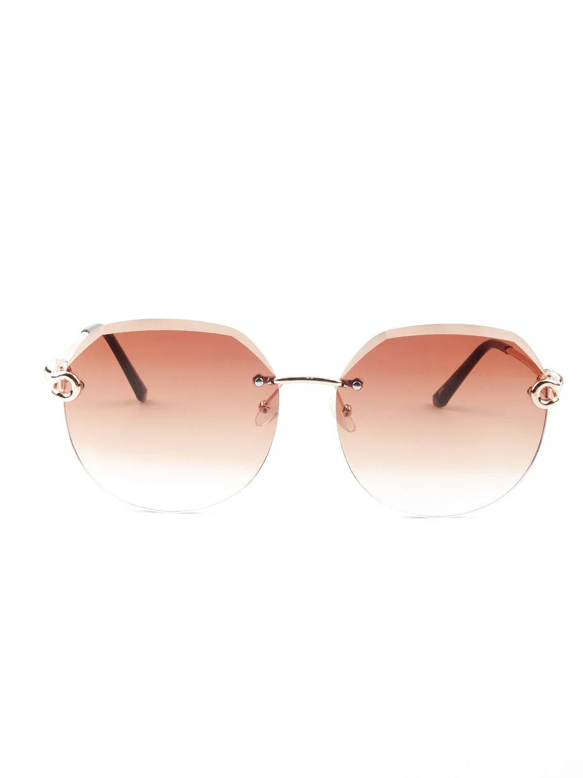 Odette Peach Tinted Chill Sunglasses For Women - Image 3
