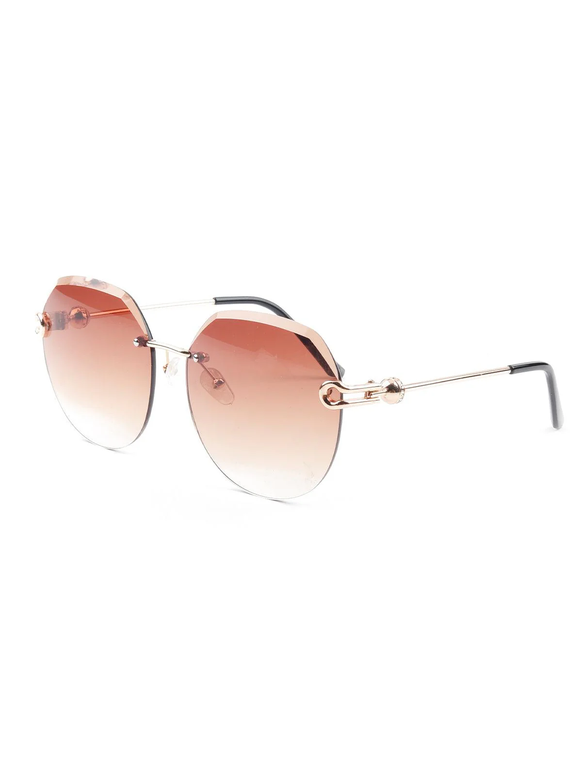 Odette Peach Tinted Chill Sunglasses For Women - Image 4