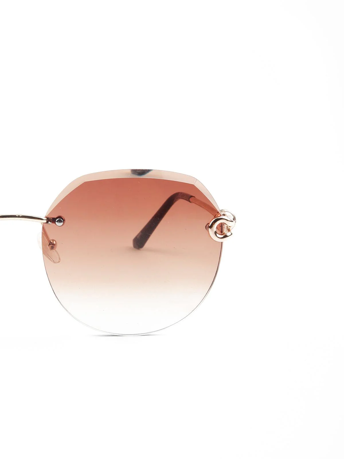 Odette Peach Tinted Chill Sunglasses For Women - Image 5