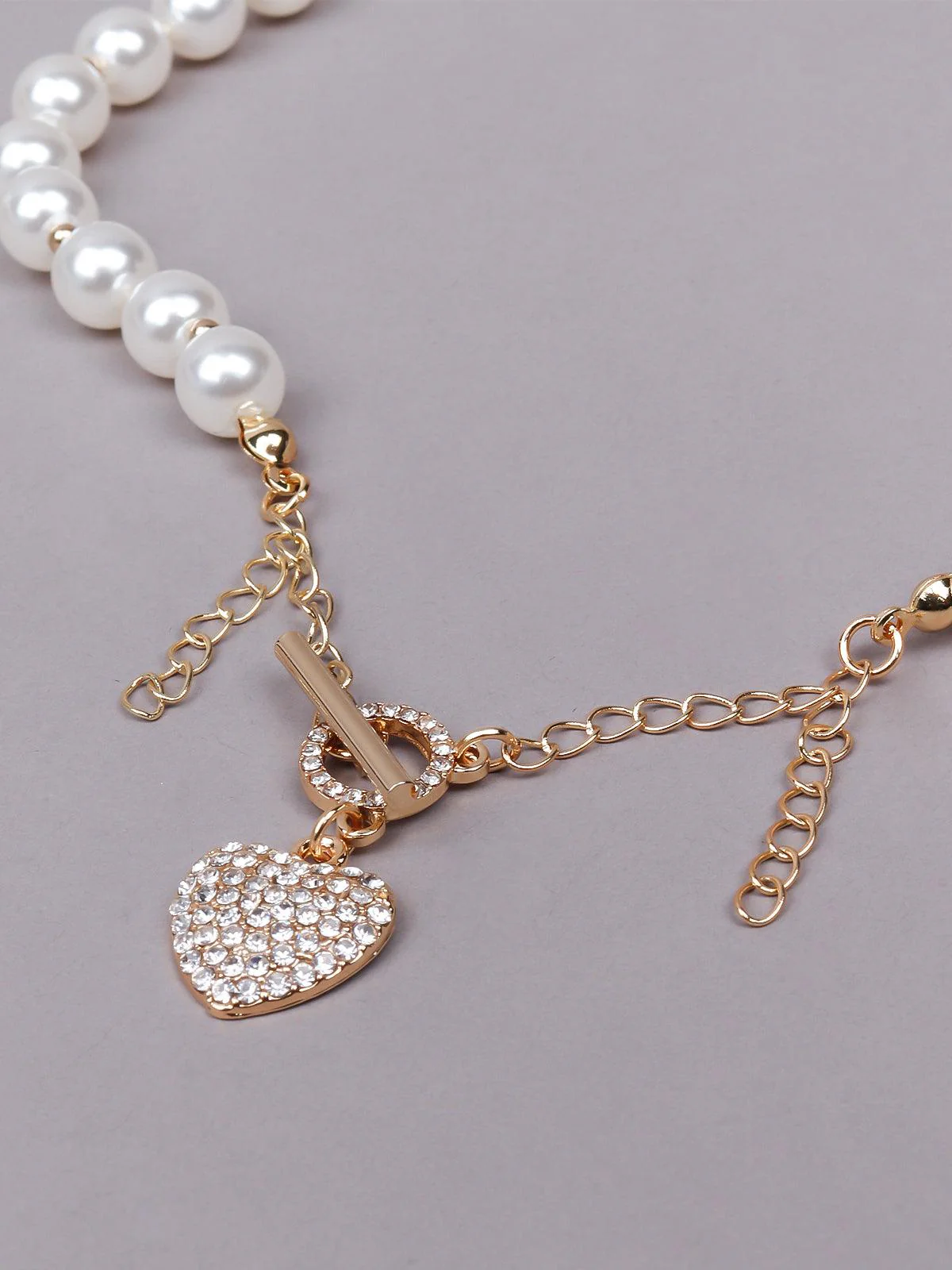 Odette Women White Metal Necklace - Image 4