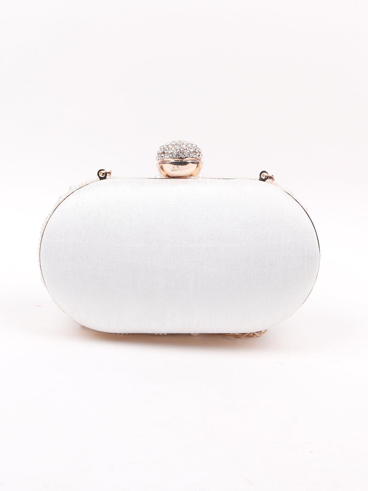 Odette Women Pearl Clutch - Image 5