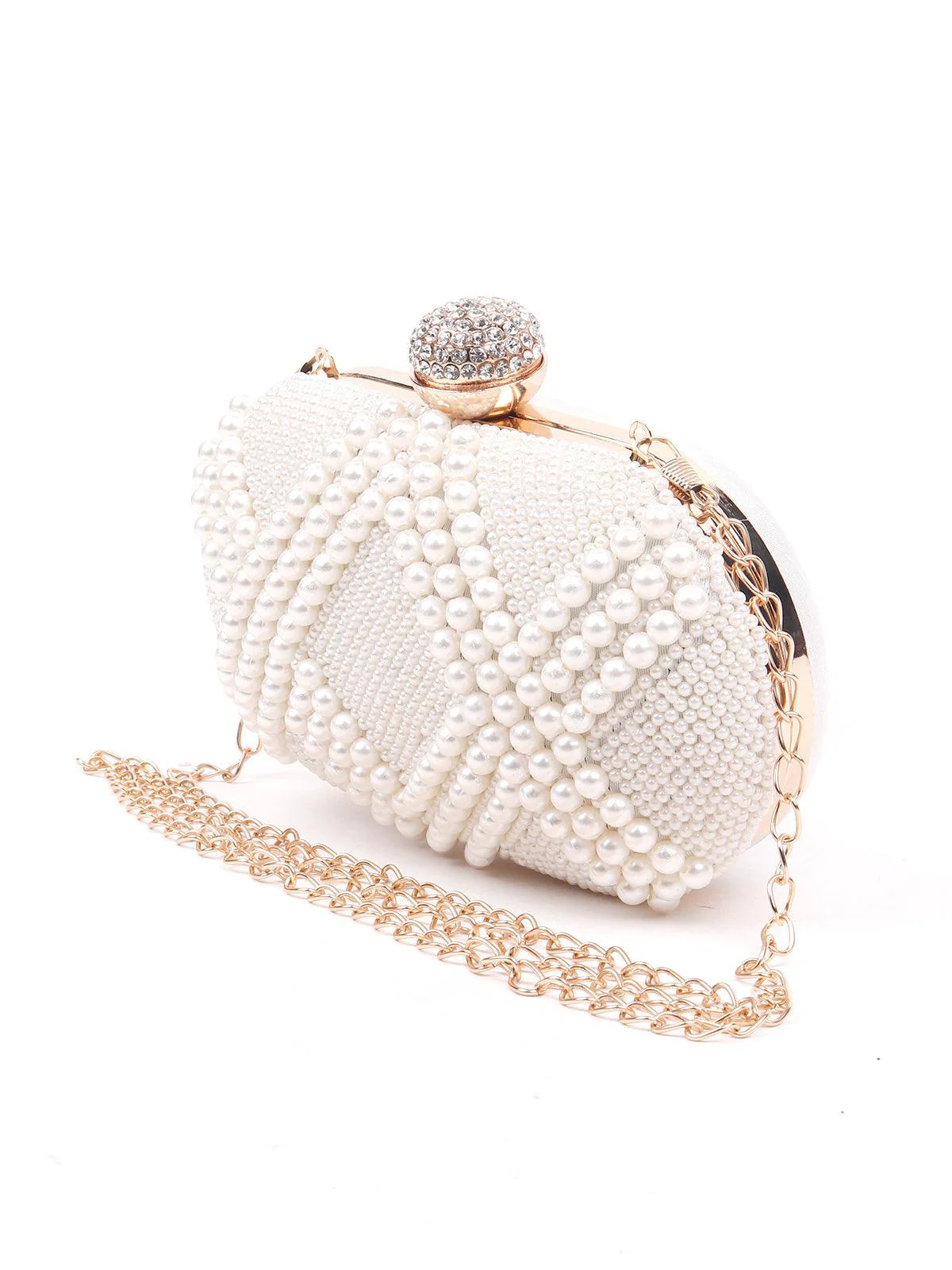 Odette Women Pearl Clutch - Image 6