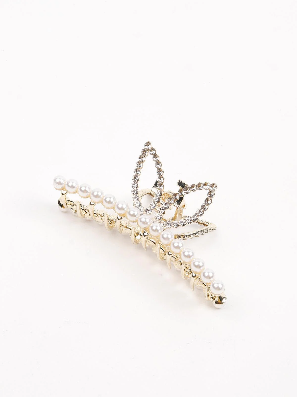 Odette Women Pearl Studded Hair Clutch - Image 3