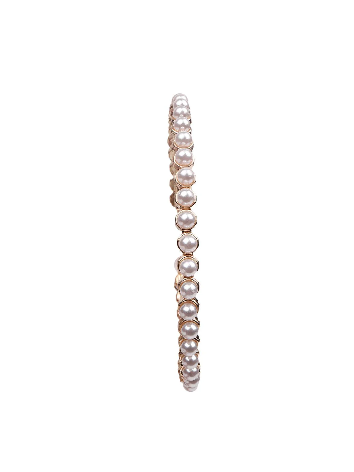 Odette Women White Metal Earrings - Image 4