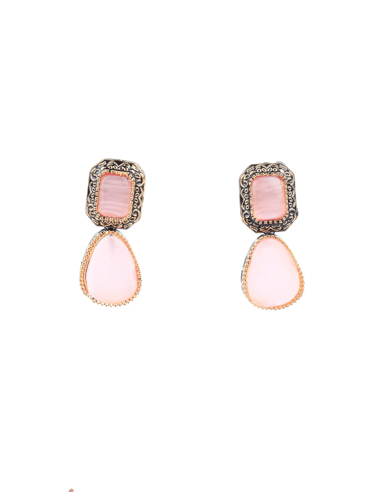 Odette Women Pink Choker Jewellery Set - Image 4