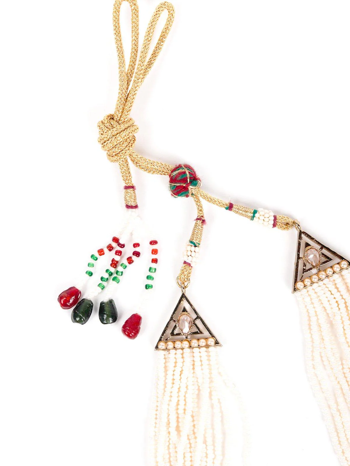 Odette Women Pink Metal Jewellery Set - Image 8