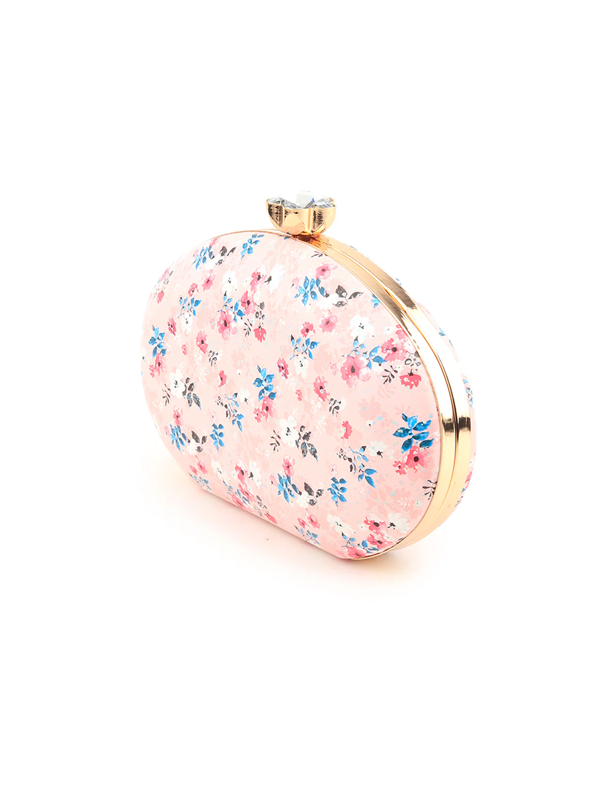 Odette Women Pink Printed Clutch - Image 5