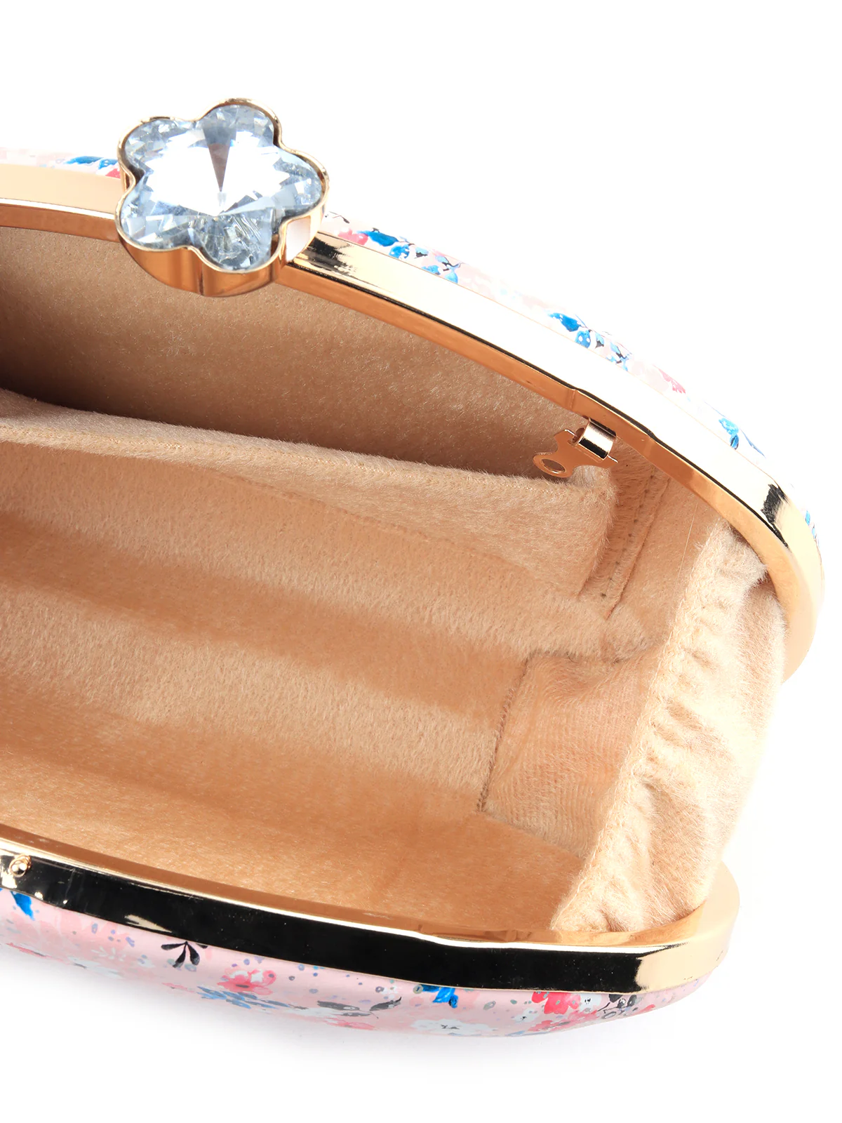 Odette Women Pink Printed Clutch - Image 6