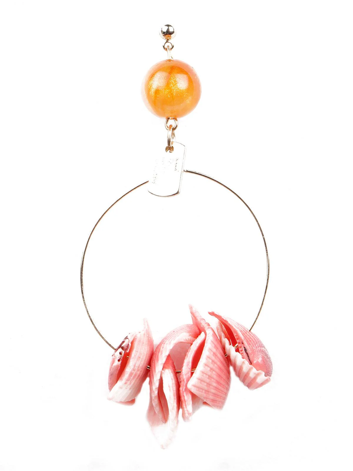 Odette Women Pink Statement Drop Earrings - Image 4