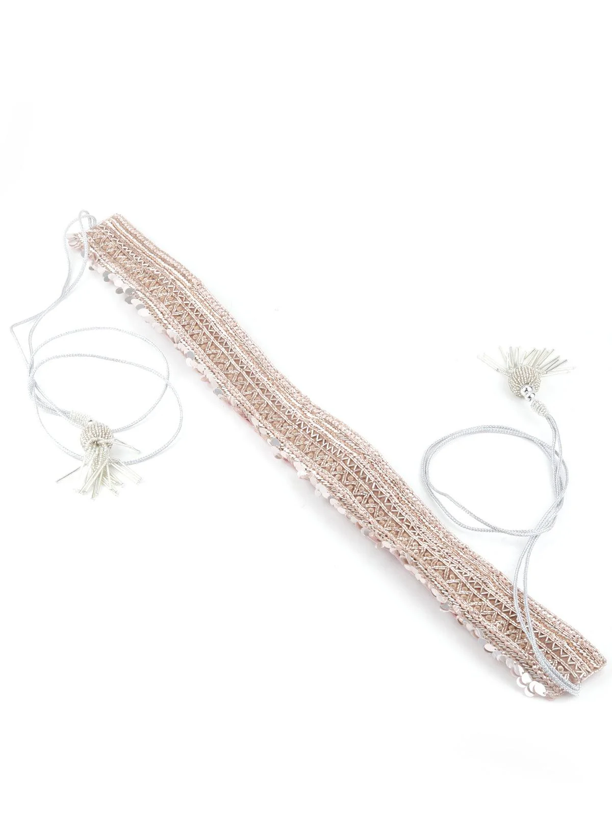 Odette Women Pink Tickle Velvet Base Belt - Image 4