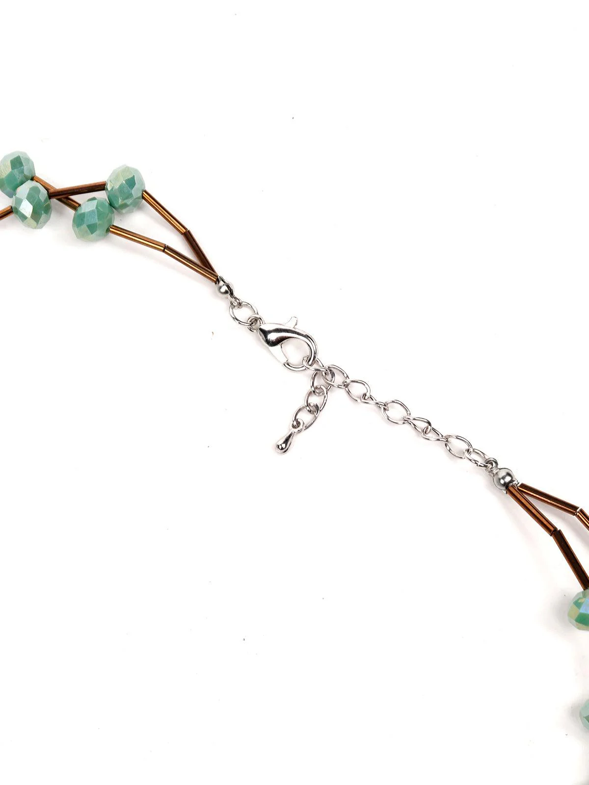 Odette Women Green Metal Necklace Women - Image 6