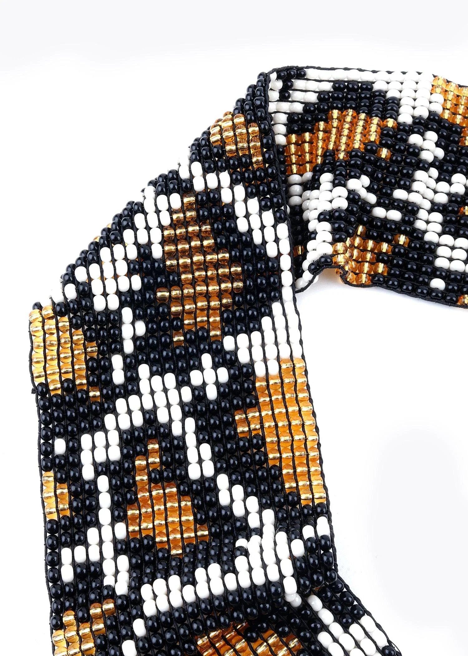 Odette Women Pixel Printed Multicolor Embroidered Belt - Image 7