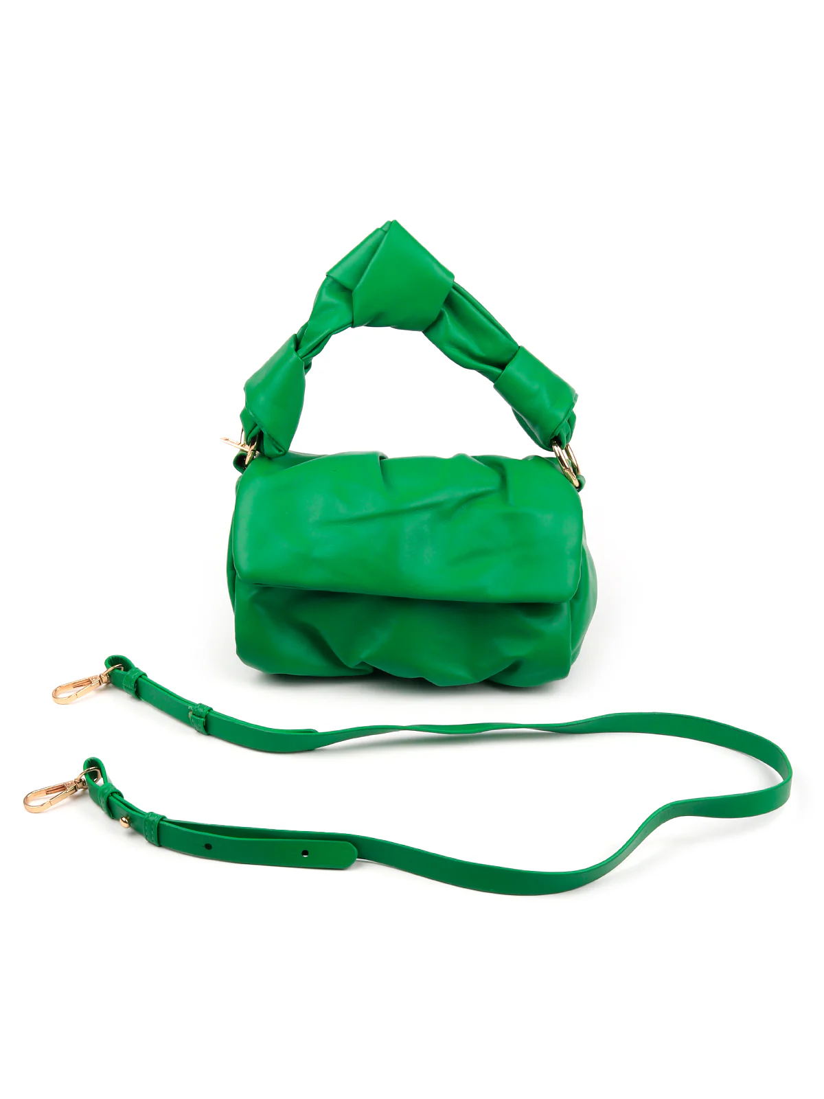 Odette Women Pop-Up Green Solid Clutch - Image 3