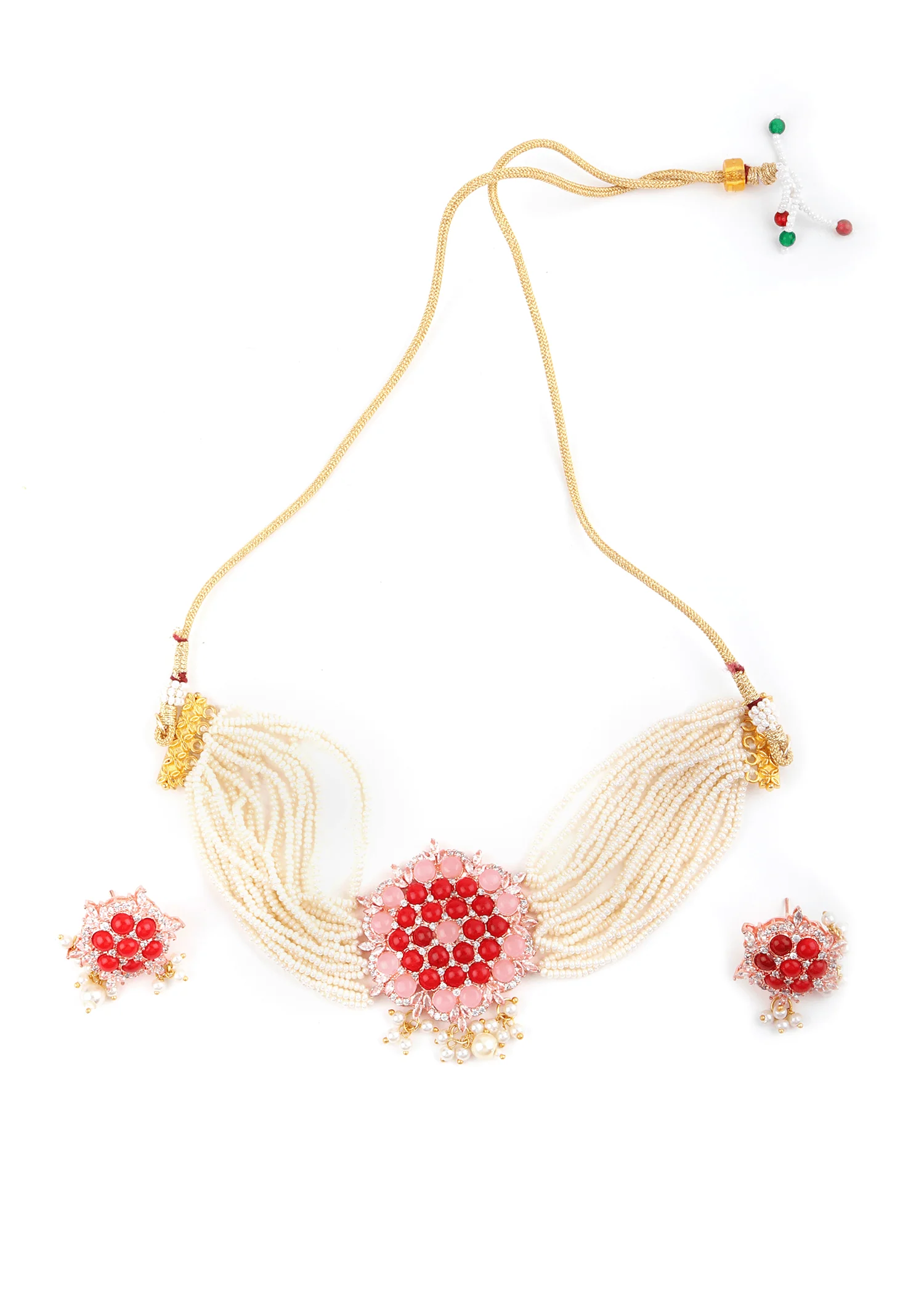 Odette Women Pretty In Pearl Choker Set - Image 3