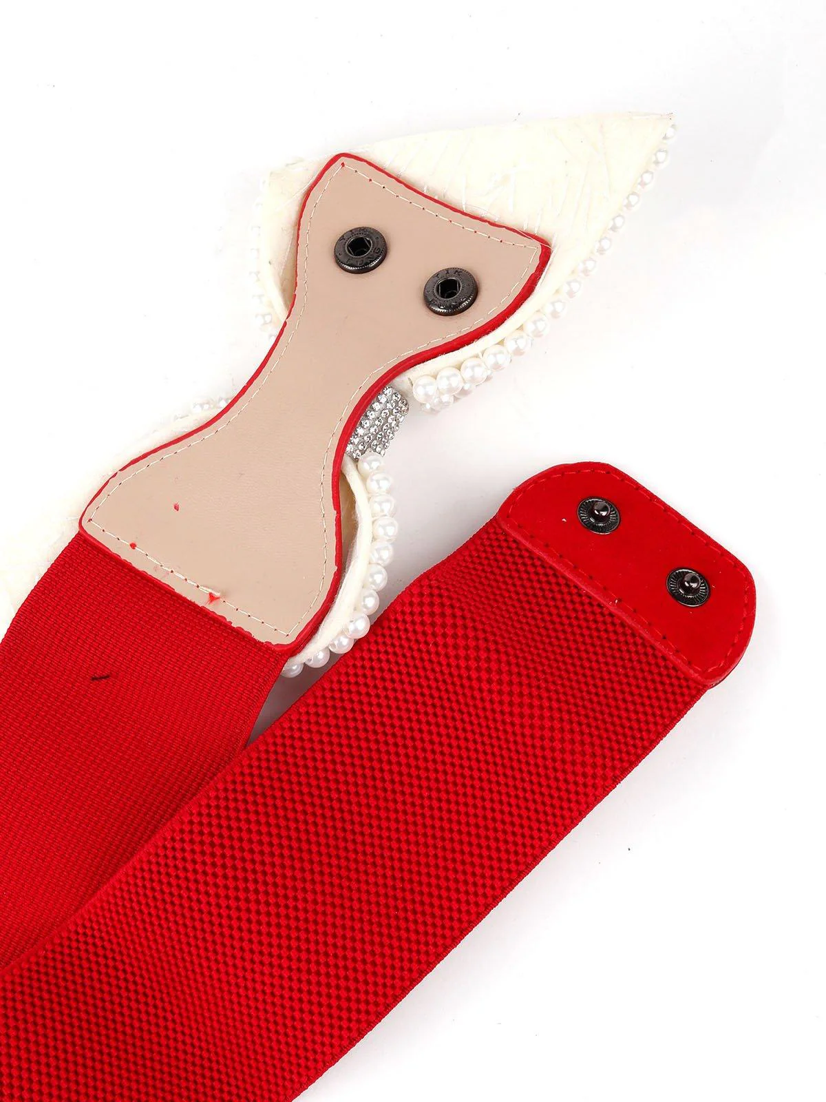 Odette Women Red Synthetic Belt - Image 4