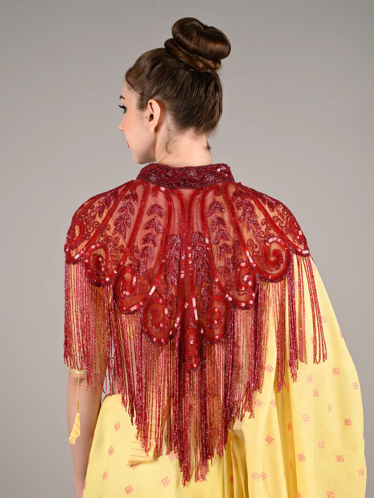 Odette Women Red Cape - Image 3