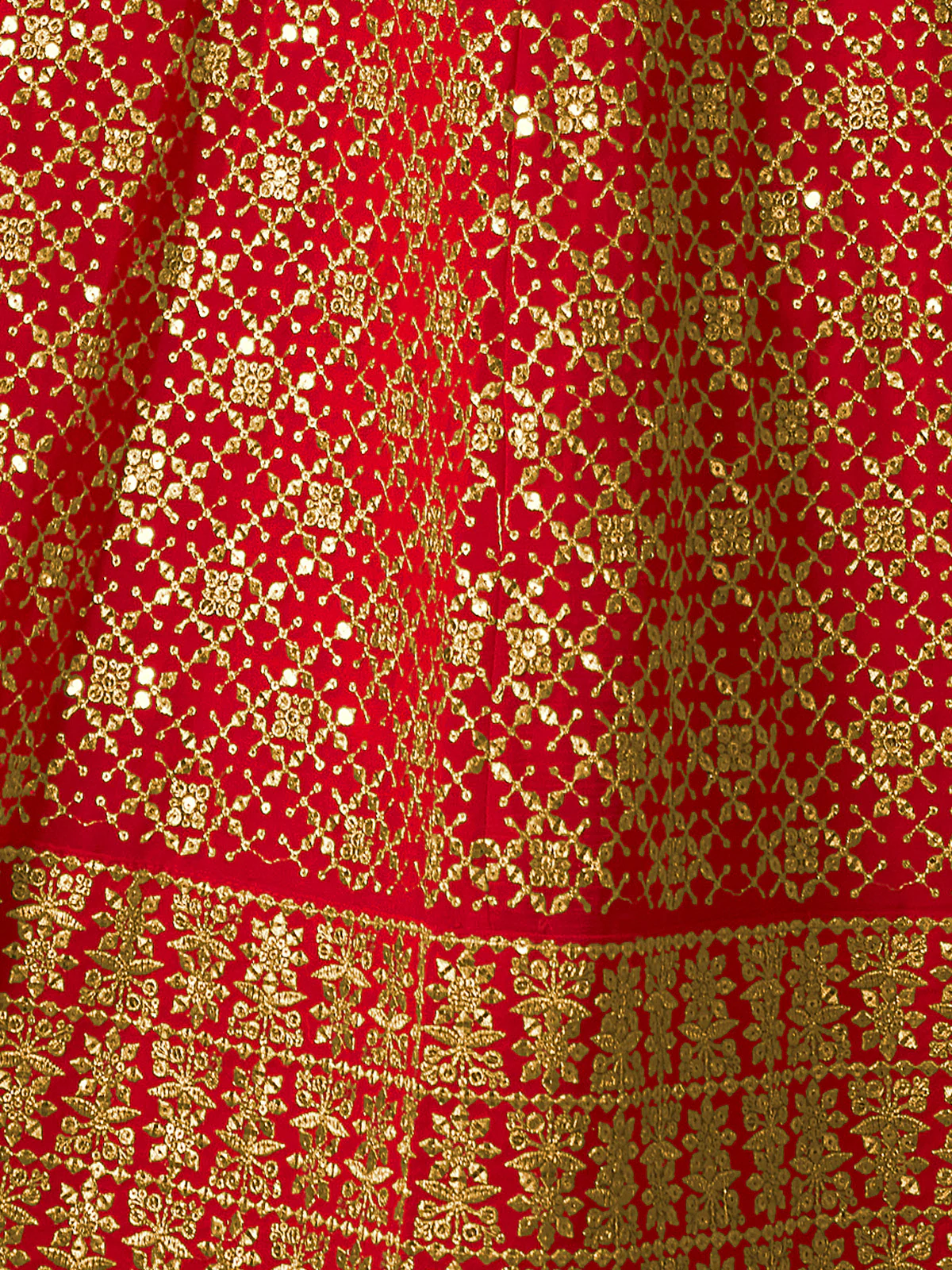 Odette Women Embroidered Semi Stitched Lehenga With Unstitched Blouse - Image 6