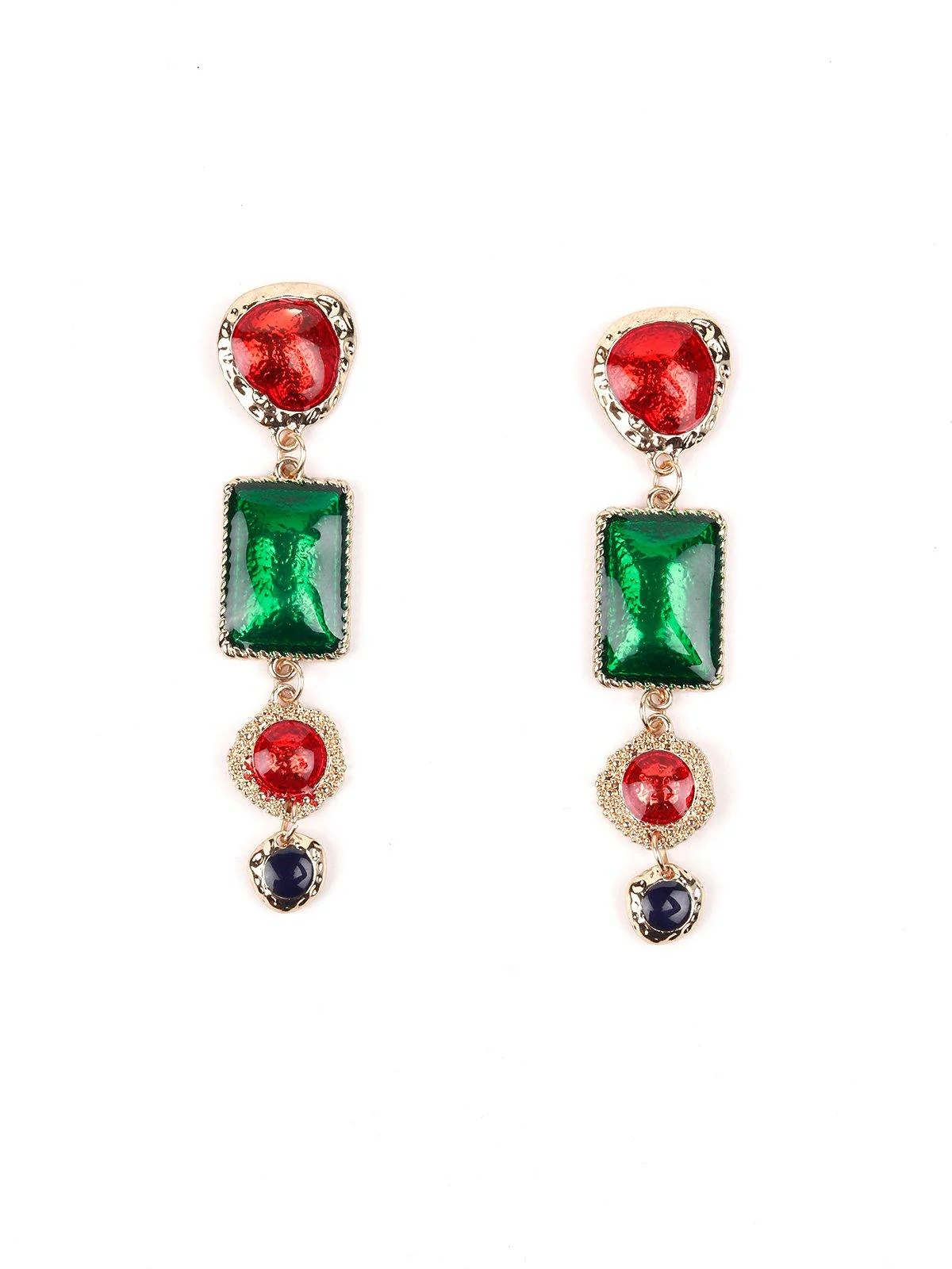 Odette Women Gold Metal Earrings - Image 4
