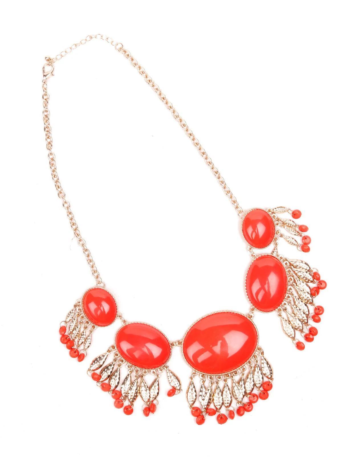 Odette Women Red Metal Necklace - Image 2