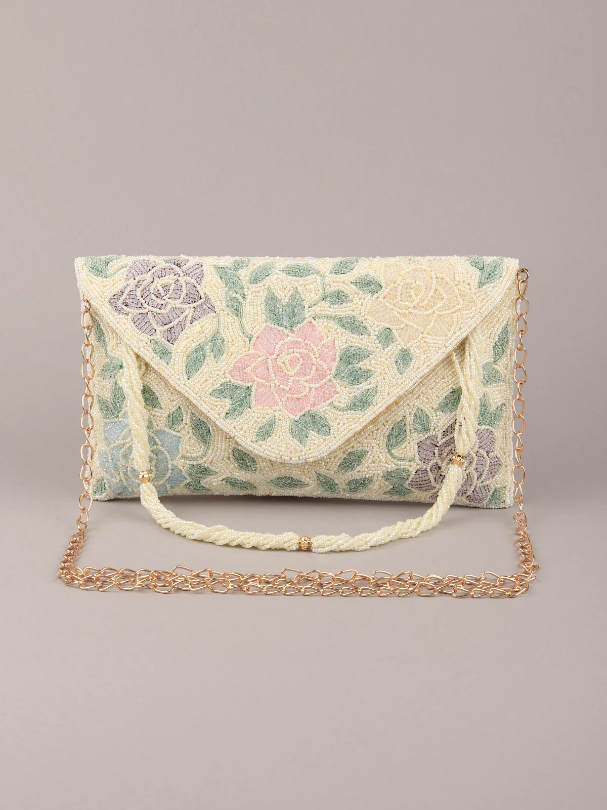 Odette Women Retro Style Rose Clutch - Image 3