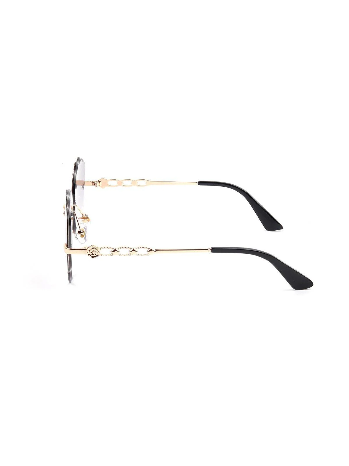 Odette Women Purple High-Index Acrylic Sunglasses - Image 5