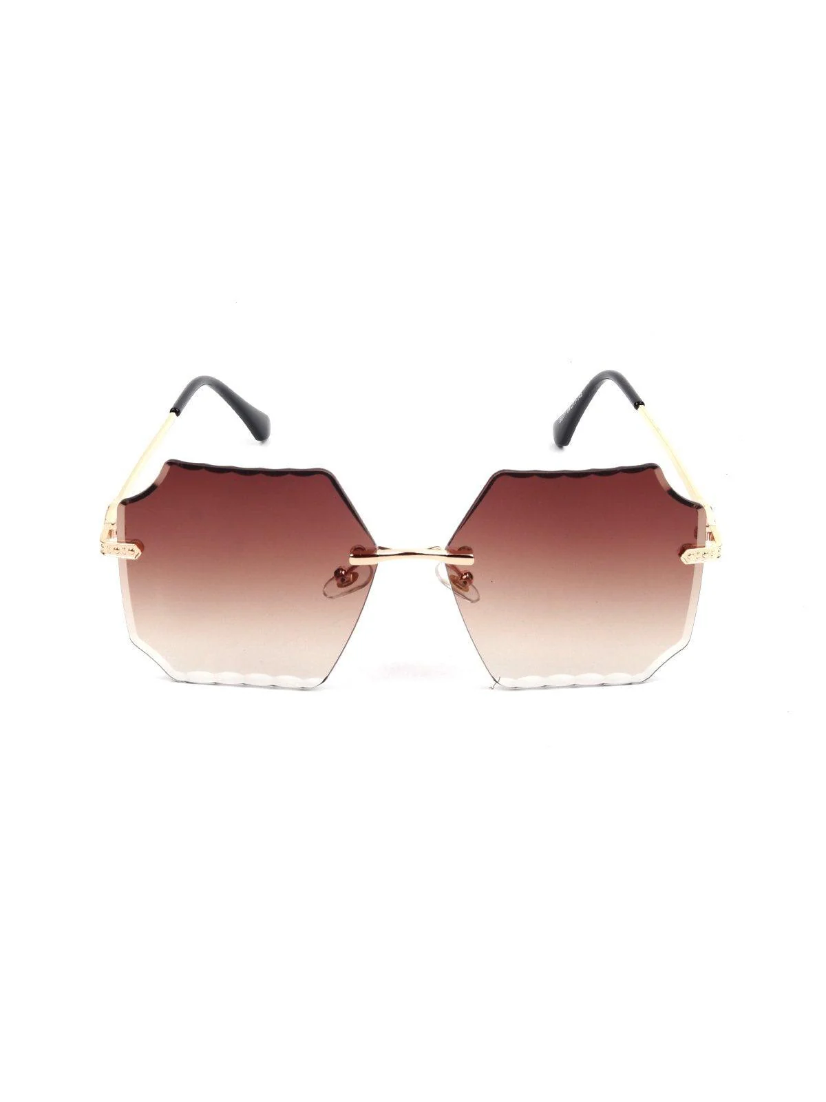 Odette Women Tan High-Index Acrylic Lens Sunglasses - Image 3