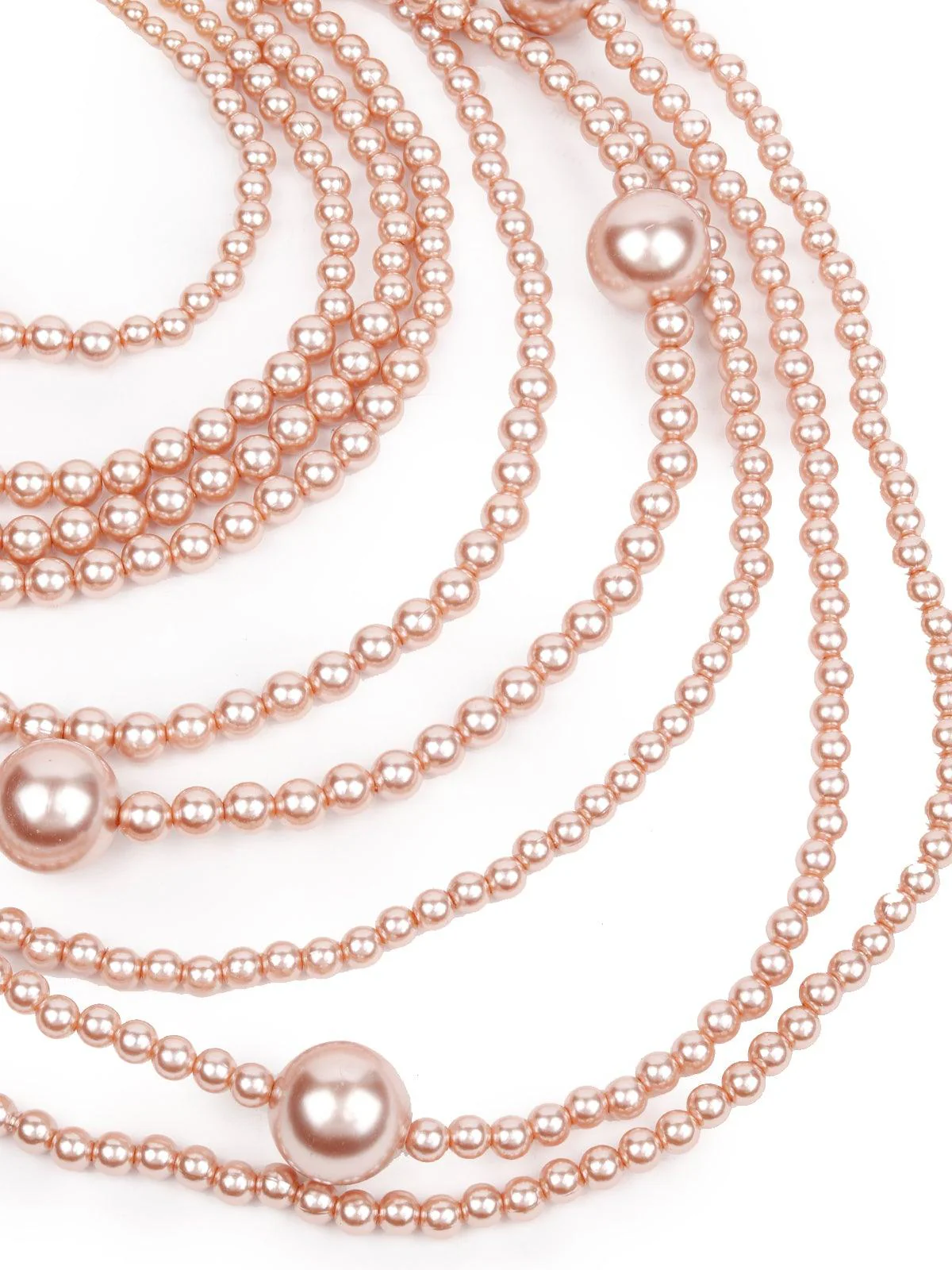 Odette Women Gold Metal Mala - Image 4