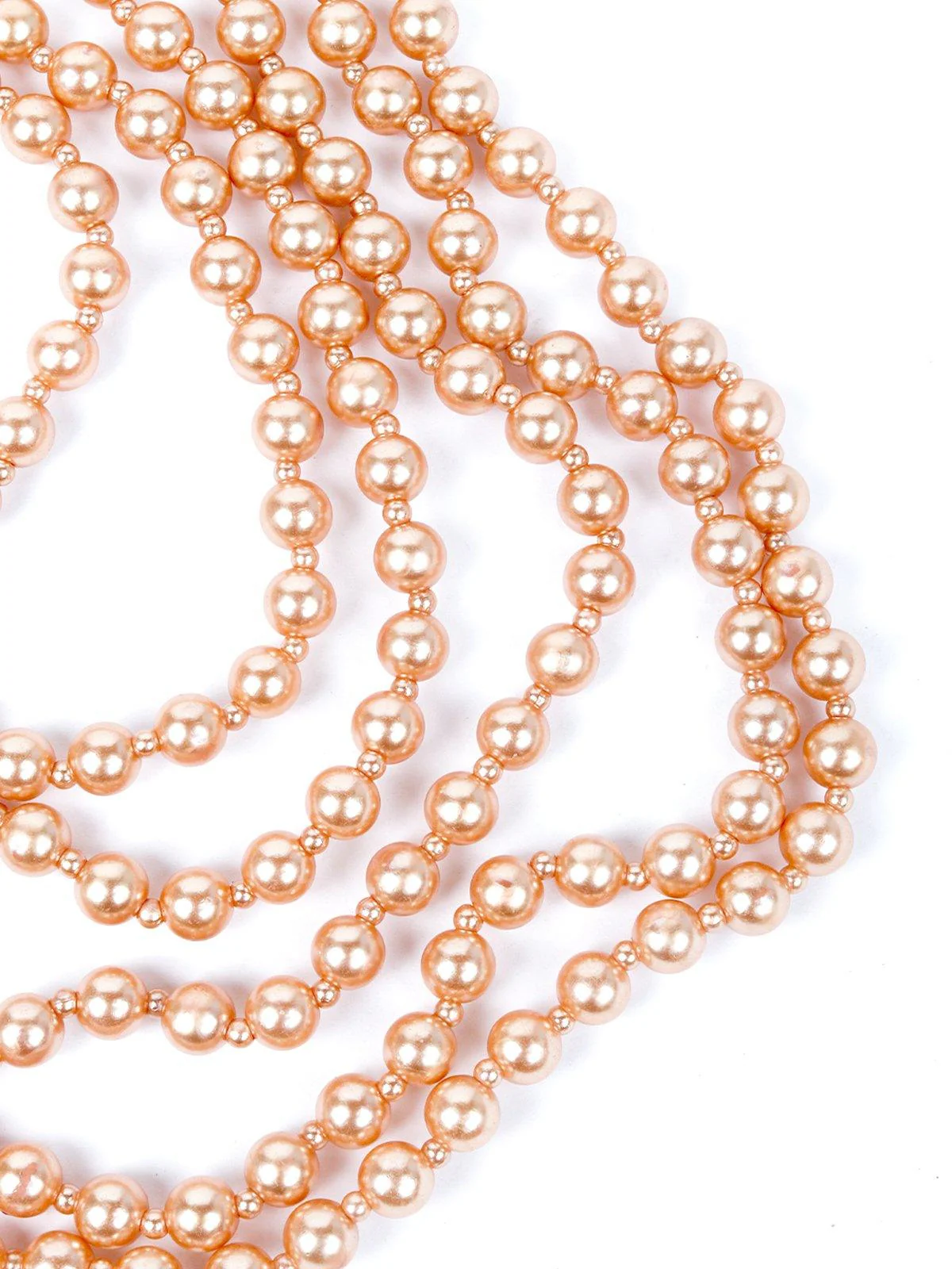 Odette Women Gold Multi-Beaded Necklace - Image 5