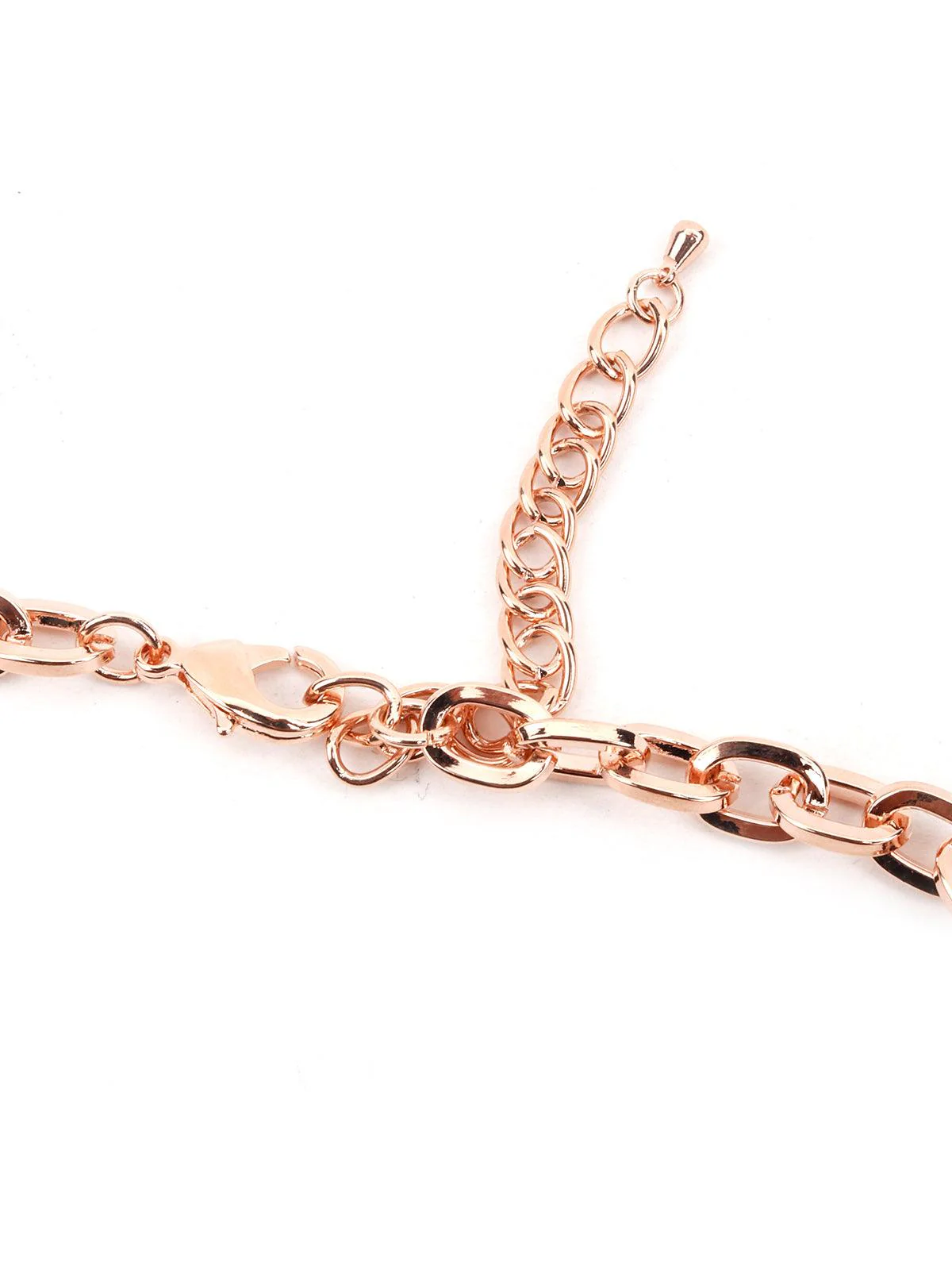 Odette Women Rose Gold Pearl Charm Necklace - Image 6