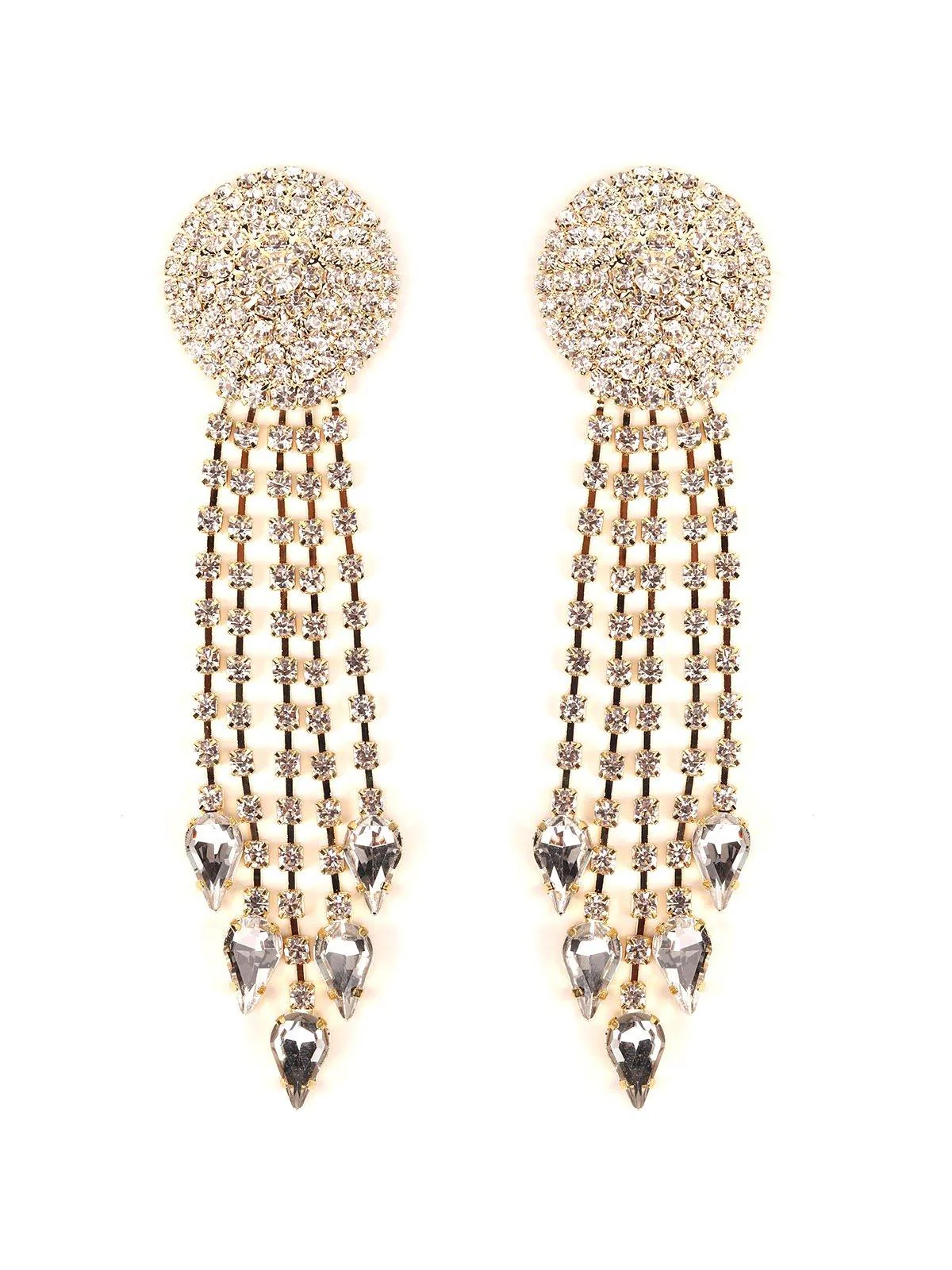 Odette Women Gold Metal Earrings - Image 3
