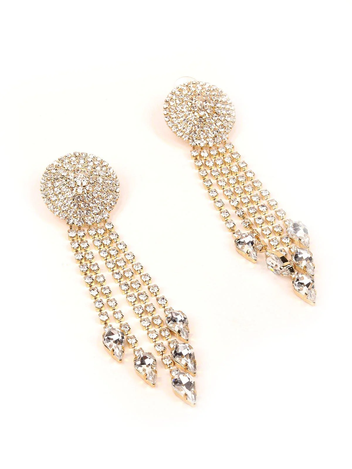 Odette Women Gold Metal Earrings - Image 4
