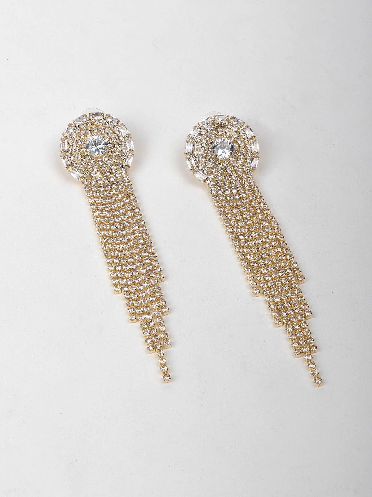 Odette Women Gold Metal Earrings - Image 3
