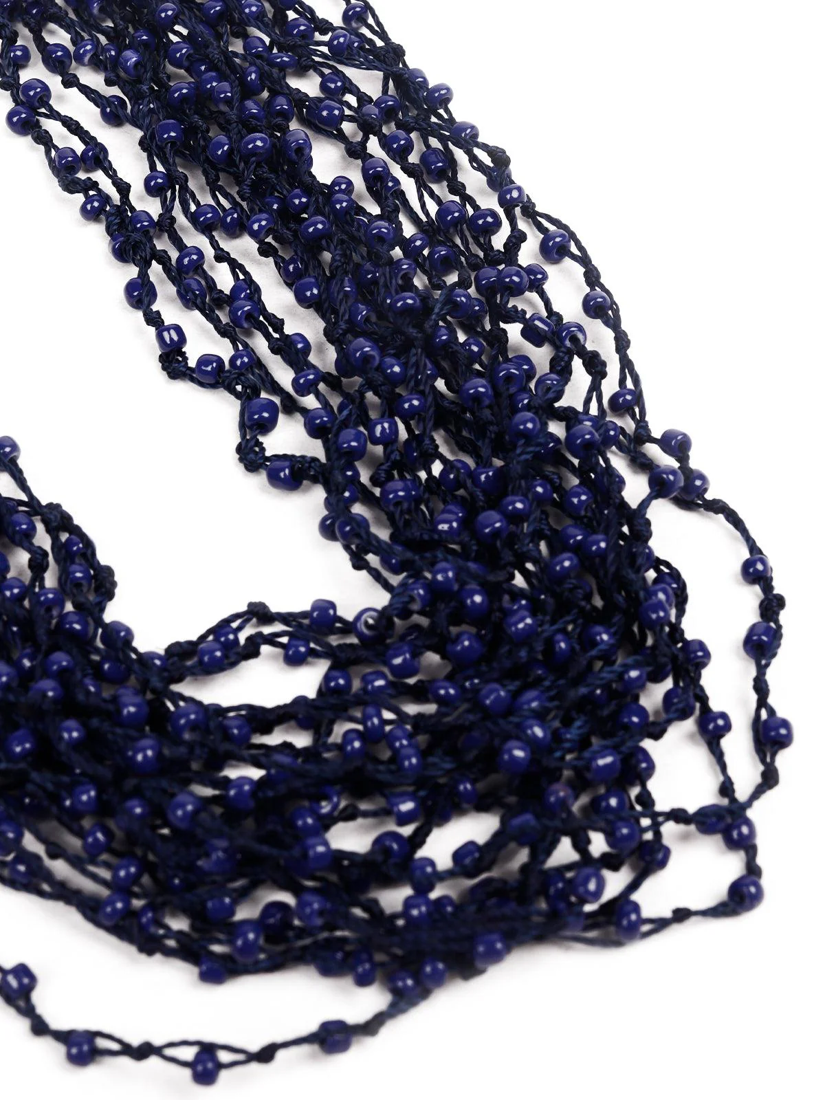 Odette Women Blue Aired Metal Necklace - Image 5
