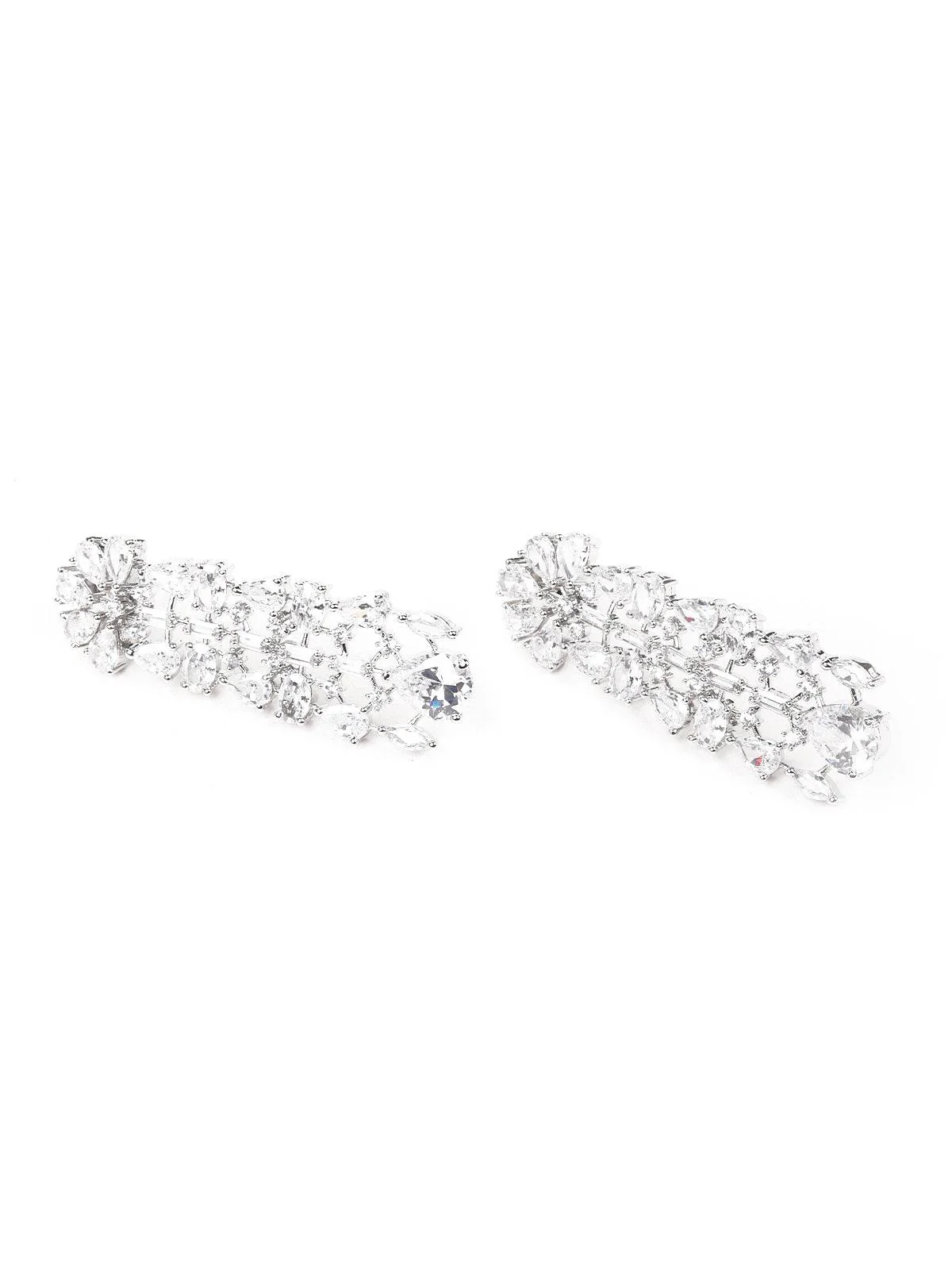Odette Women Silver Metal Necklace Set - Image 5
