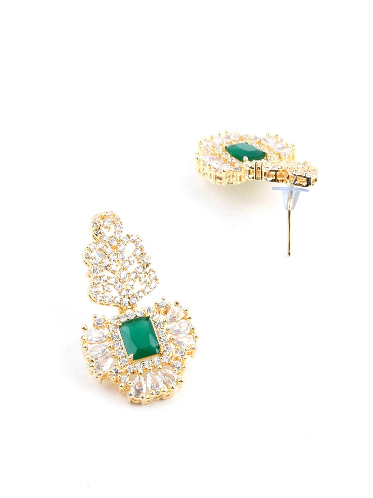Odette Women Royal Emerald Green Choker Set - Image 5