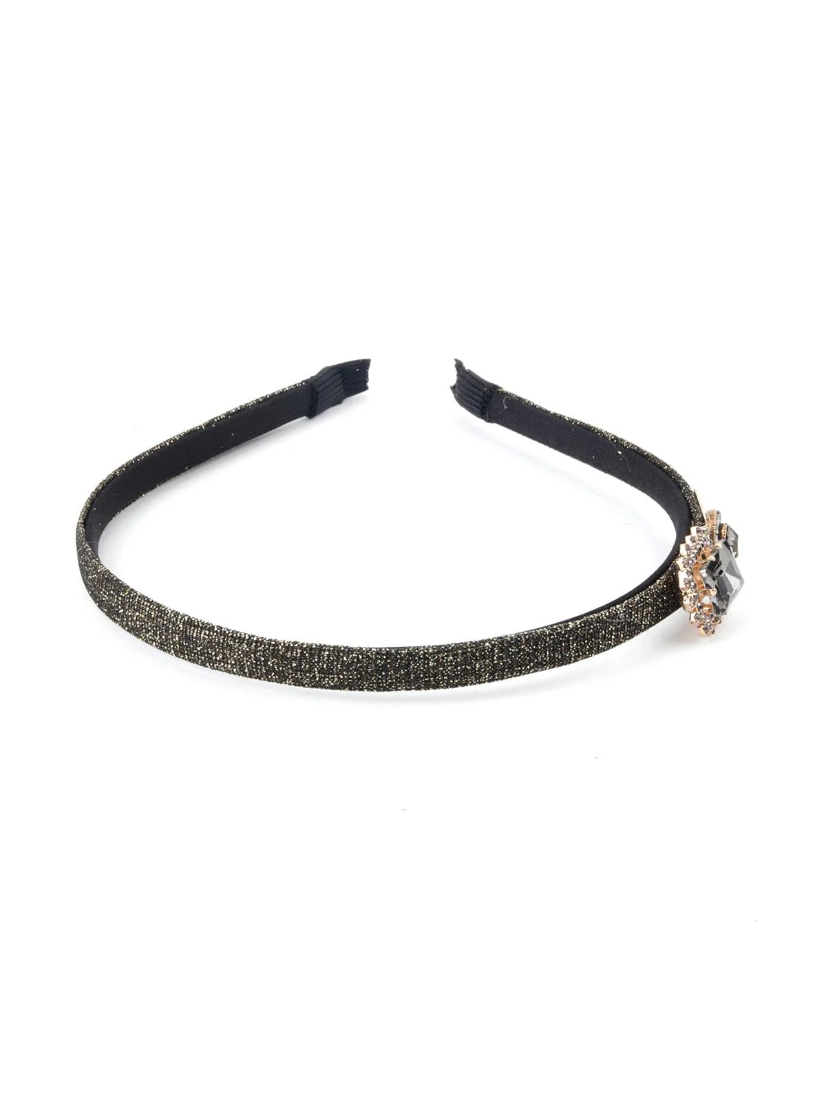 Odette Women Shimmery Golden Hairband - Image 3