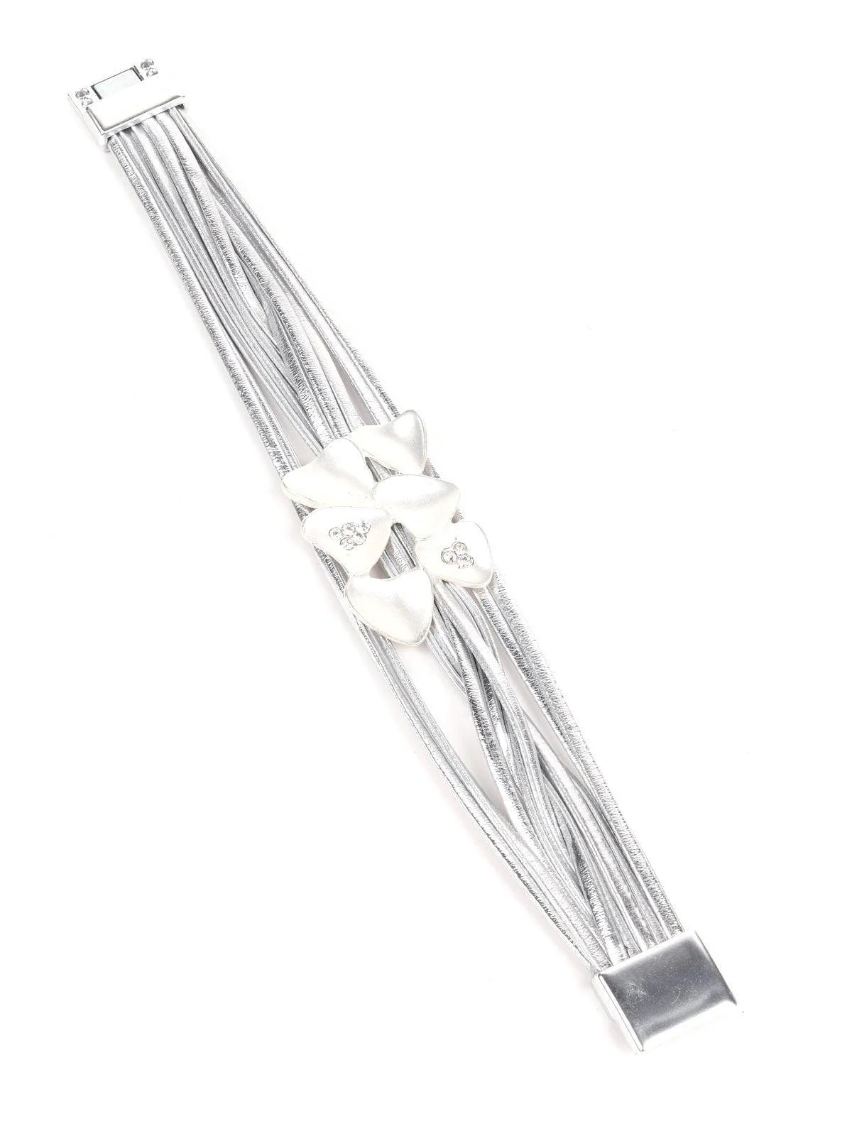 Odette Women Silver Metal Bracelet - Image 5