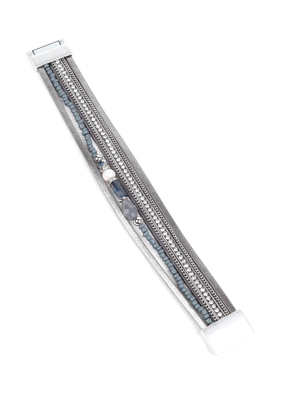 Odette Women Silver Metal Bracelet - Image 6