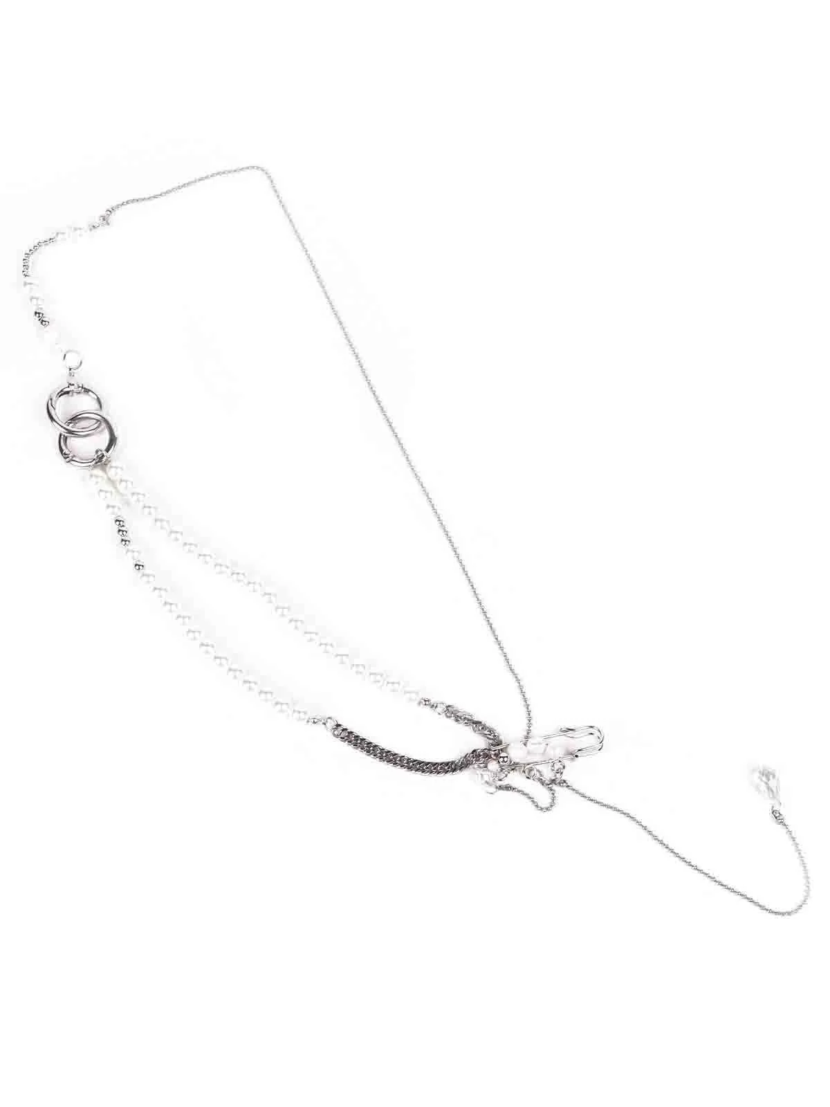 Odette Women Silver Metal Necklace - Image 4