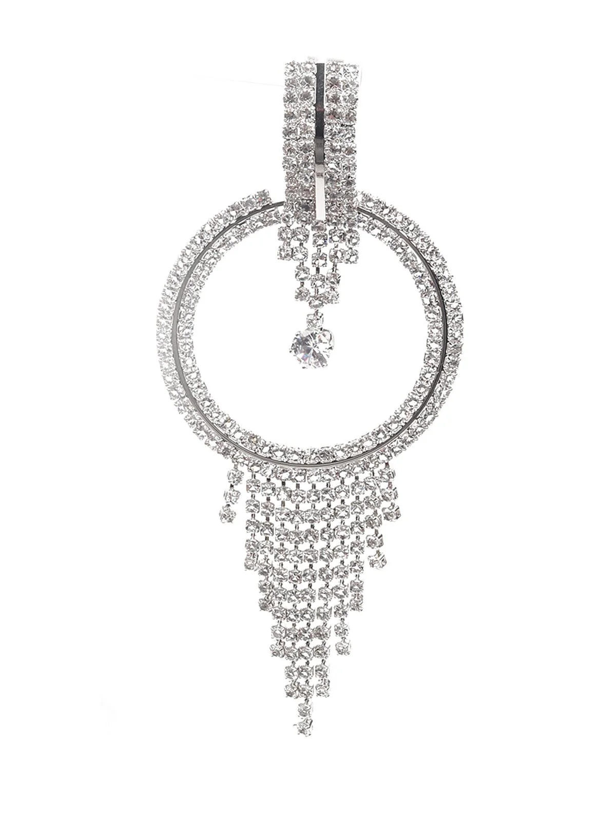 Odette Women Silver Color Dangle Earrings - Image 2