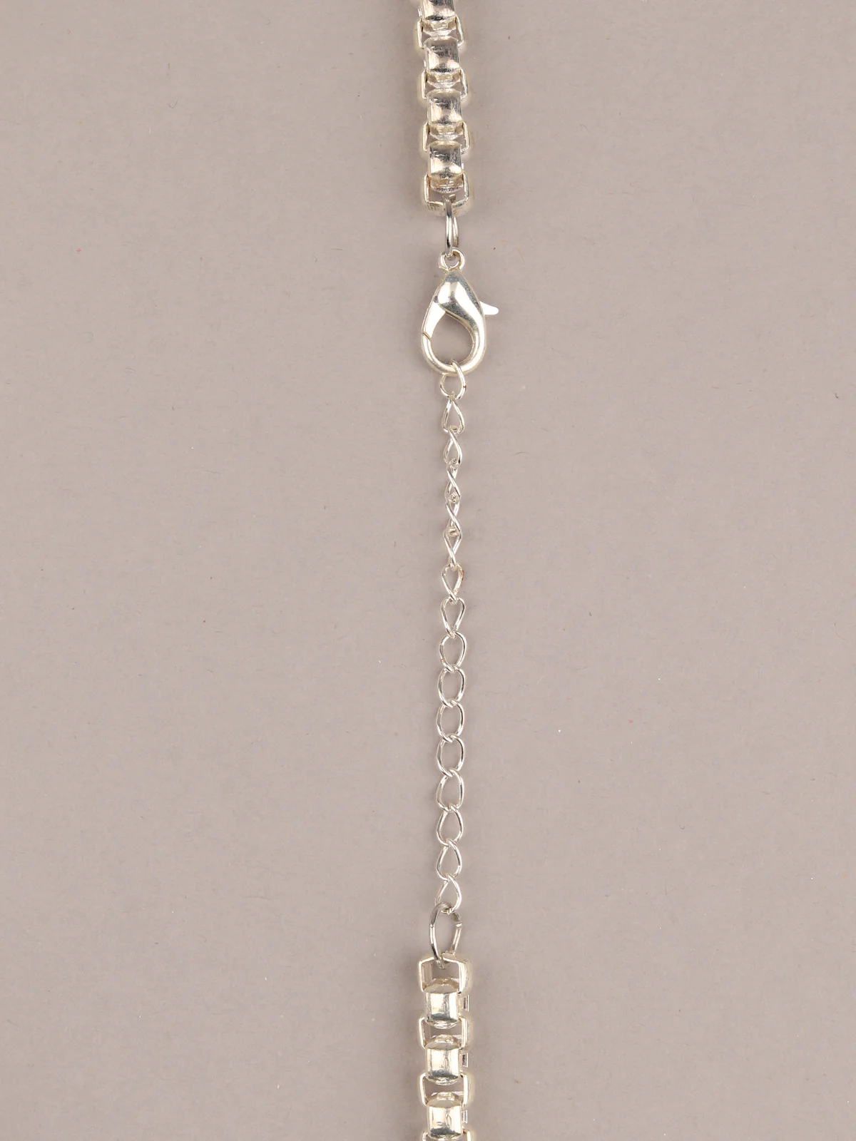Odette Women Silver Color Fancy Neckpiece - Image 3