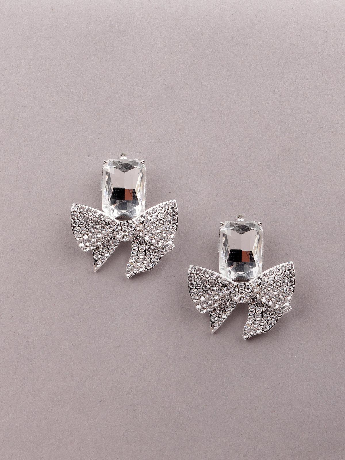 Odette Women Silver Metal Earrings - Image 5