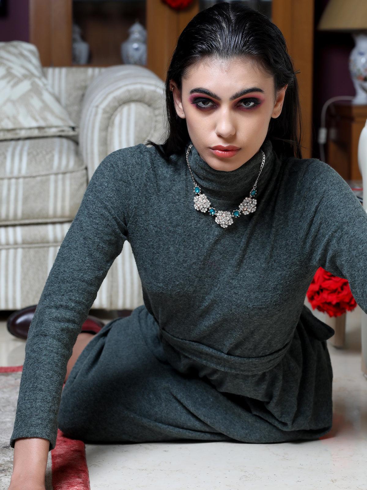 Odette Women Silver Metal Necklace - Image 2