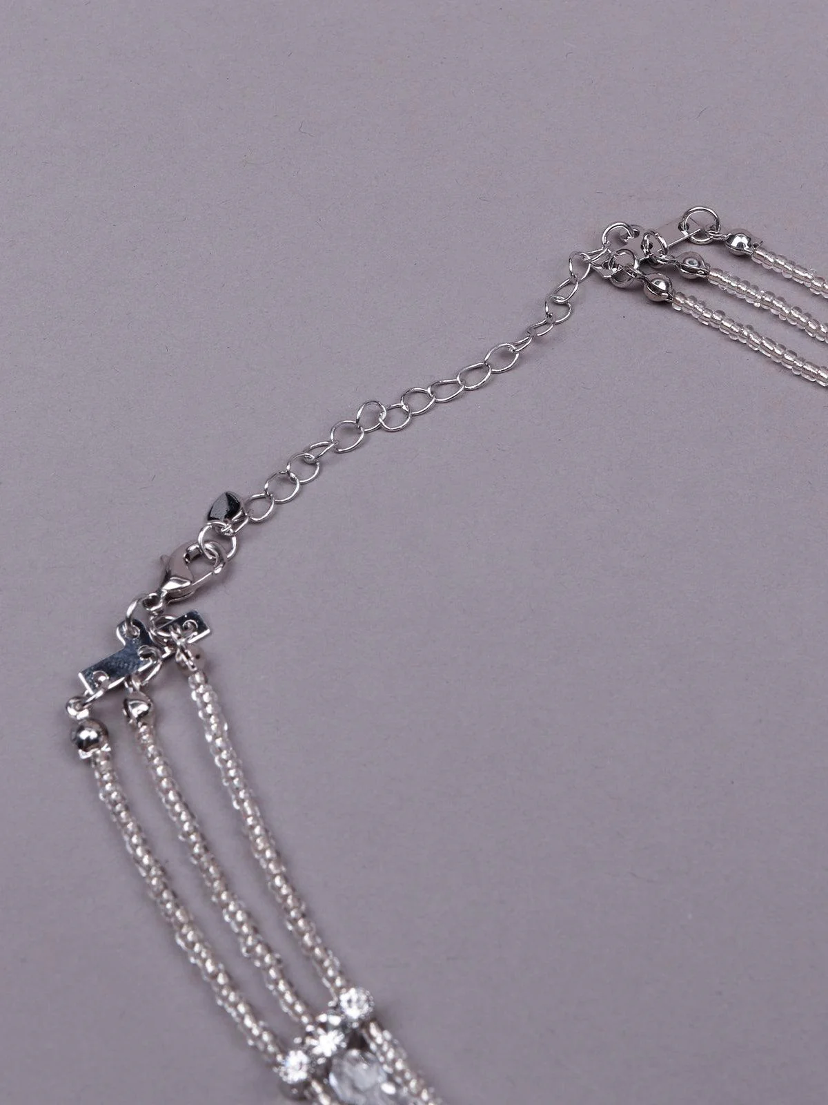 Odette Silver Stunning Statement Necklace For Women - Image 6